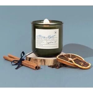 Starry Night Bailey Bee Candle NEW 10oz 60 Hour Burn Time Orange Peel, Ginger +